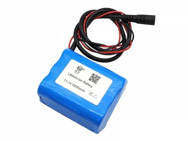 11.1V 5200mAh 18650圆柱锂电池