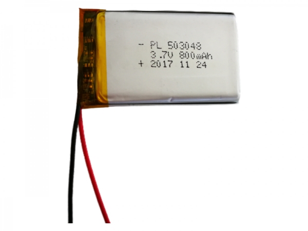 3.7V聚合物锂电池 | 503048 800mAh 3.7V
