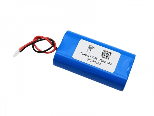 7.4V 2200mAh 圆柱锂电池 | 18650