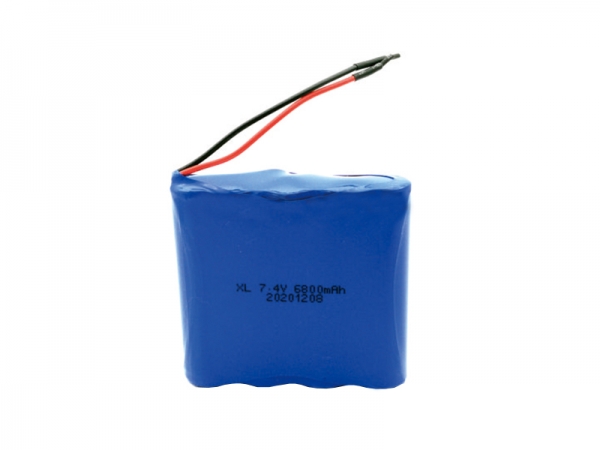 7.4V 6800mAh 18650圆柱锂电池